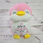 דובי תעודת לידה תעודת לידה מעוצבת לתינוק בובה עם פרטי לידה בובה עם תעודת לידה