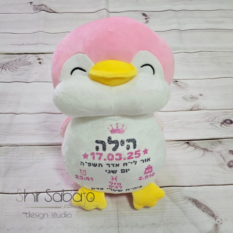 דובי תעודת לידה תעודת לידה מעוצבת לתינוק בובה עם פרטי לידה בובה עם תעודת לידה