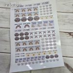 מדבקות לגן עם שם הילד מדבקות עמידות במים מדבקות סימון עם שם מדבקות לגן