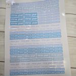 מדבקות לגן עם שם הילד מדבקות עמידות במים מדבקות סימון עם שם מדבקות לגן