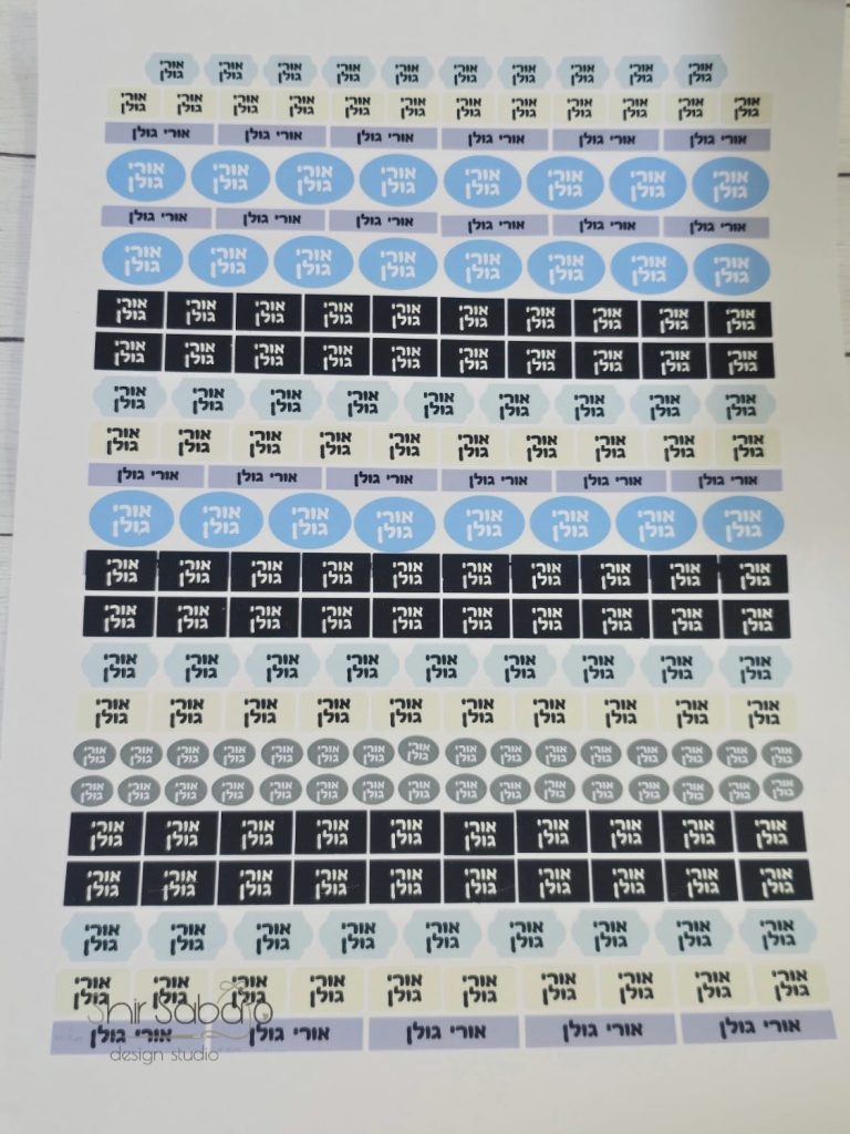 מדבקות סימון פפיון מדבקות עמידות במים עם פפיונים מדבקות פפיון לסימון