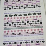 מדבקות סימון פפיון מדבקות עמידות במים עם פפיונים מדבקות פפיון לסימון