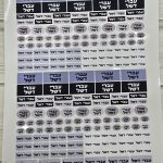 מדבקות לגן עם שם הילד מדבקות עמידות במים מדבקות סימון עם שם מדבקות לגן