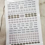 מדבקות עם שם לגן מדבקות שם עמידות במים