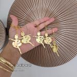 מחזיק מפתחות רקדנית מחזיקי מפתחות רקדניות עם שם מחזיק בחיתוך לייזר