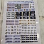 מדבקות כדורגל עם שם מדבקות שם וכיתה כדורגל מדבקות לבית ספר כדורגל