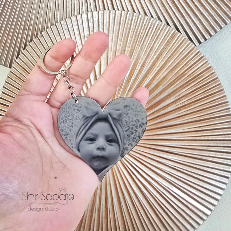 מחזיק מפתחות עם חריטת תמונה תמונה חרוטה על מחזיק מפתחות מחזיק לעילוי נשמת